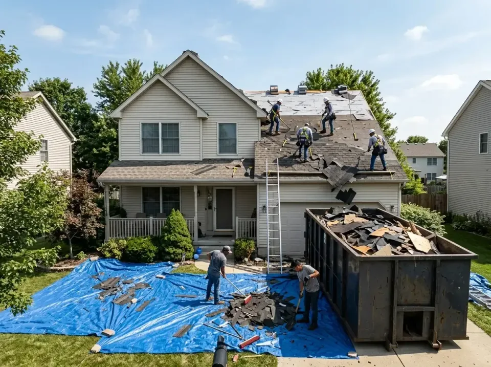 roof-replacement-debris-remova-004 — frequently asked questions, Cheapest Dumpster Rentals in Plano, IL